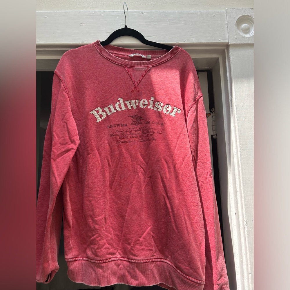 Budweiser sweatshirt Size L
